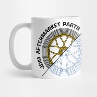 Gold JDM Wheels V4 Mug